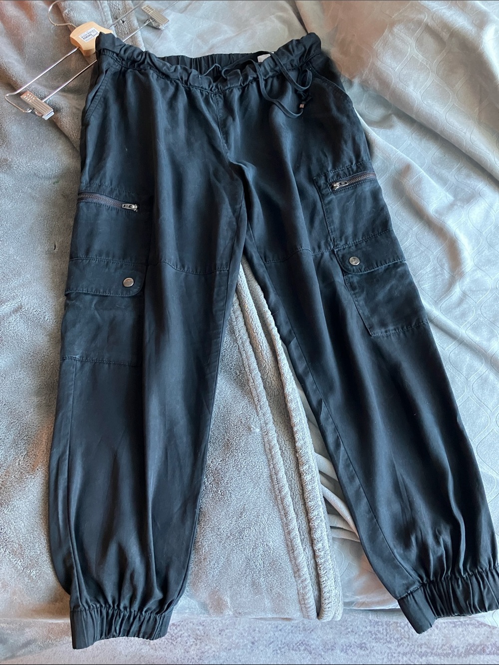 Banana Republic Black Women's Cargo Jogger Pants